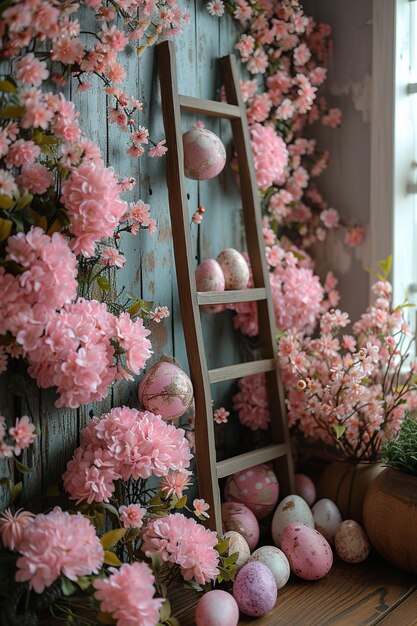 Photo sa flower wall decoration