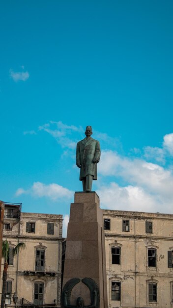 Saad zaghlol statue in alexandria