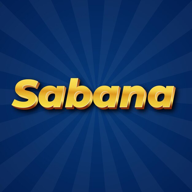 Sabana Text effect Gold JPG attractive background card photo