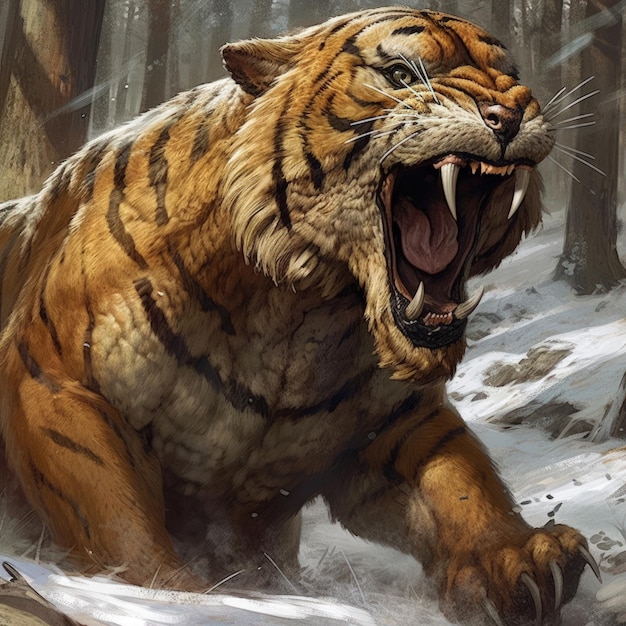 Sabertooth tiger