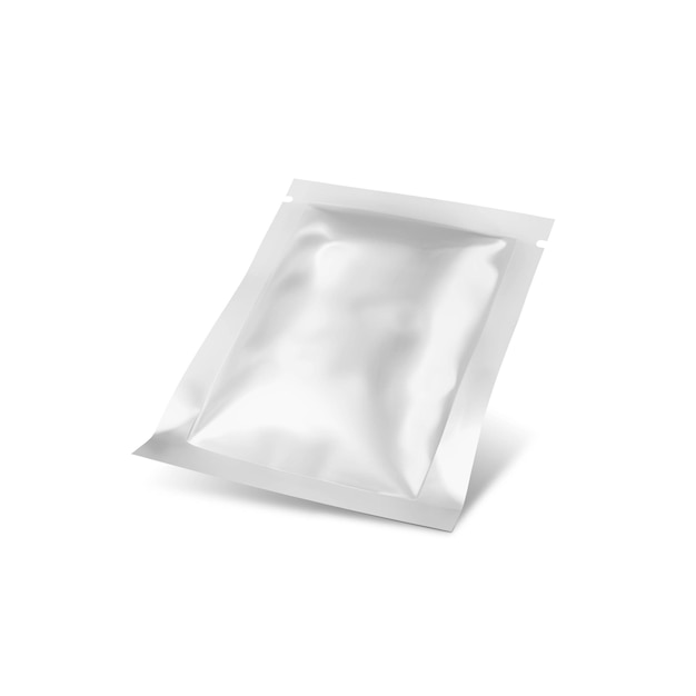 Premium Photo | Sachet pouch on white background