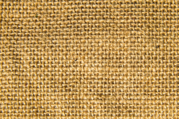 Photo sackcloth background. texture of the rustic fabric