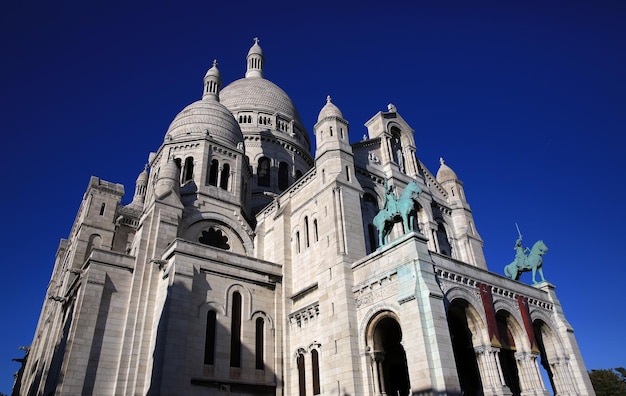 Sacre Coeur Basiliek op Montmartre, Parijs, Frankrijk.