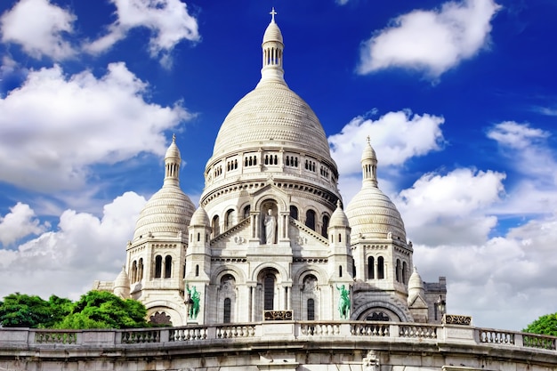 Sacre Coeur-kathedraal op Montmartre, Parijs, Frankrijk.