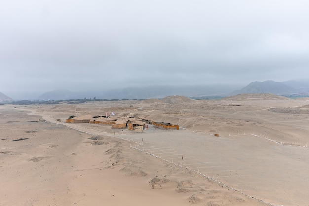 Sacred City of CaralSupe archaeological site in Peru