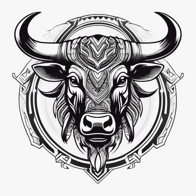 Sacred Tribal Bull A Majestic Symbol of Strength