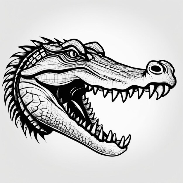 Священный племенной крокодил — величественное произведение искусства рептилии