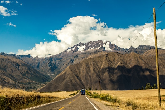 페루, 쿠스코의 Sacred Valley 마운틴