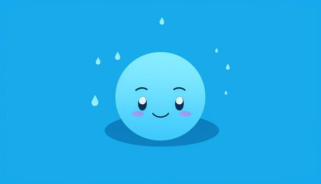 Photo sad and happy 2d vector art