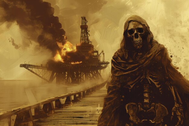 Sad Legacy Oil Rig Fire