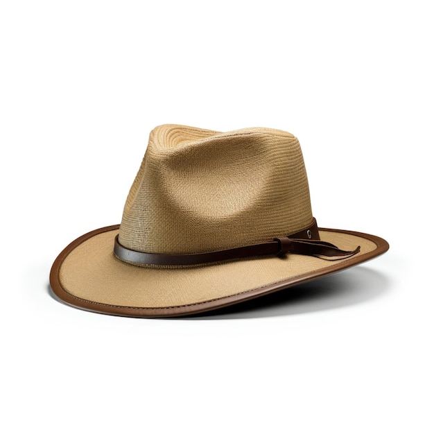 Safari hat isolated on white background Generative AI