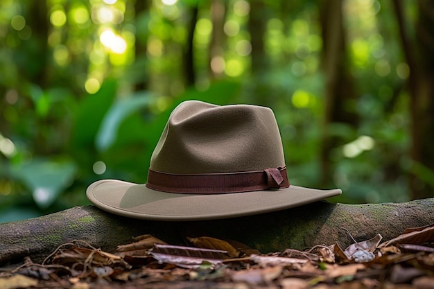 Premium AI Image | Safari pith helmet for adventurers