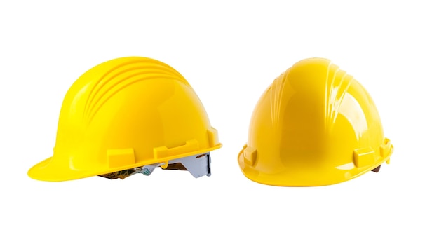 安全第一のハードヘルメット帽子工学建設と建築のコンセプト