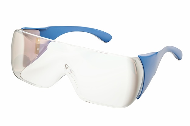 Photo safety glasses 3d rendering