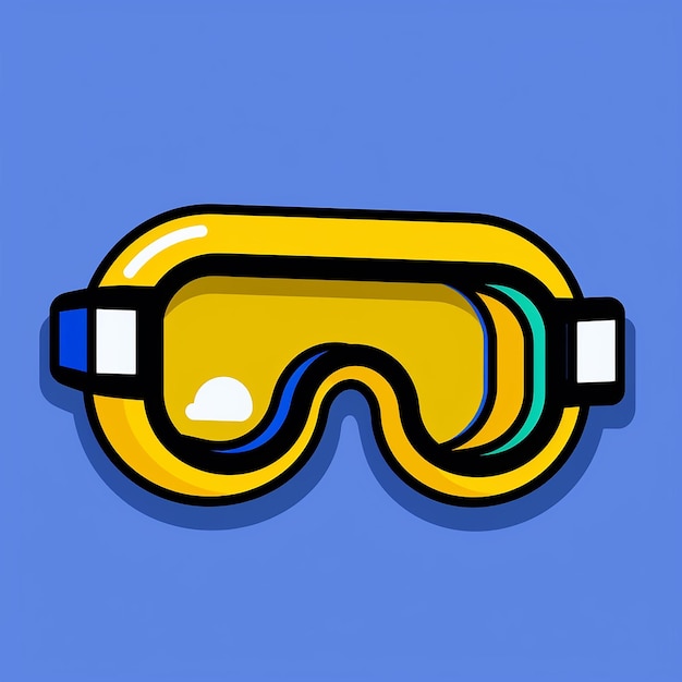 Foto safety_glasses_frame_modern_line_icon_vector_line|art