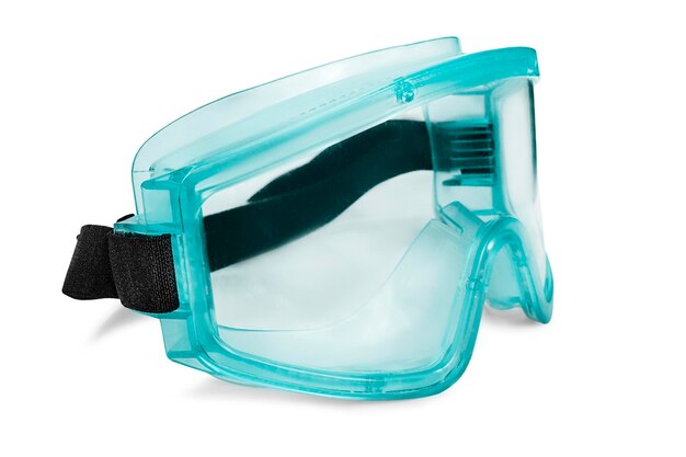 Photo safety glasses isolated