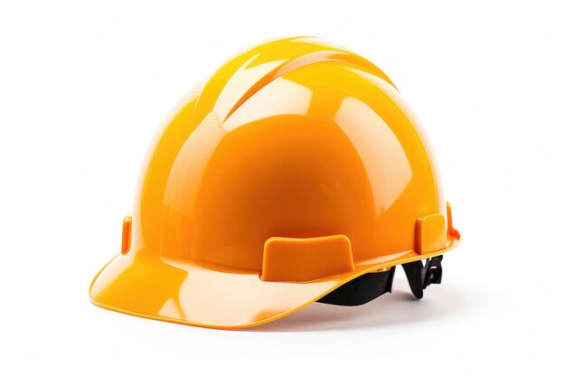 Safety helmet isolated white background