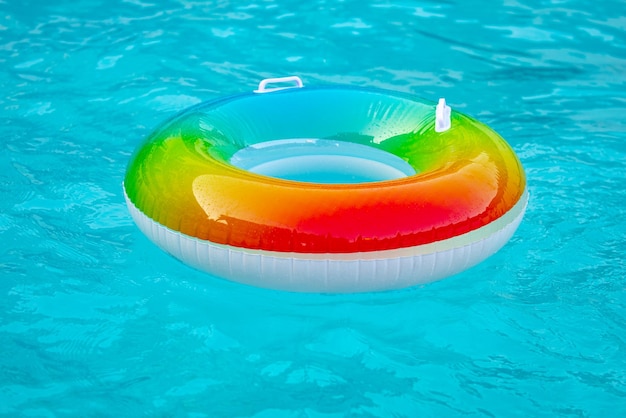 Safety rubber circle swimming pool help for drowning person