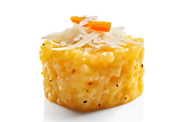 Saffron and Parmesaninfused creamy risotto Generative AI