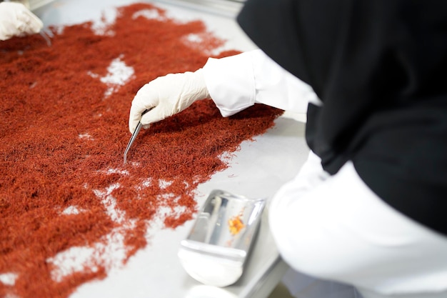 Saffron Quality Control Process