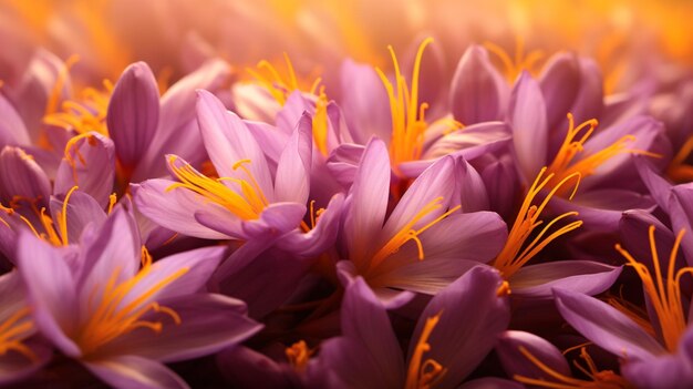 Photo saffron soft background