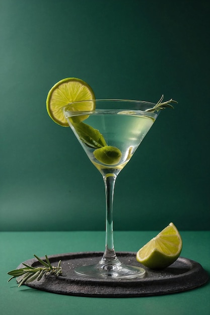 Sage Sipper Dry Martini verbeterd met verse limoen