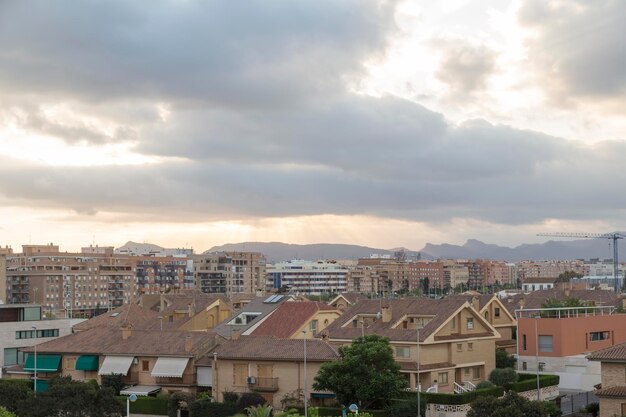 Sagunto at sunset Valencia Spain