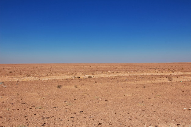 Sahara desert in the heart of Africa