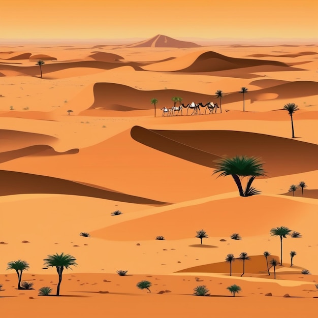 Sahara Desert Oasis