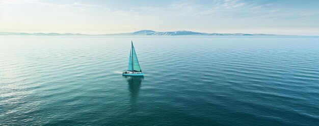 Photo a sailboat in the water