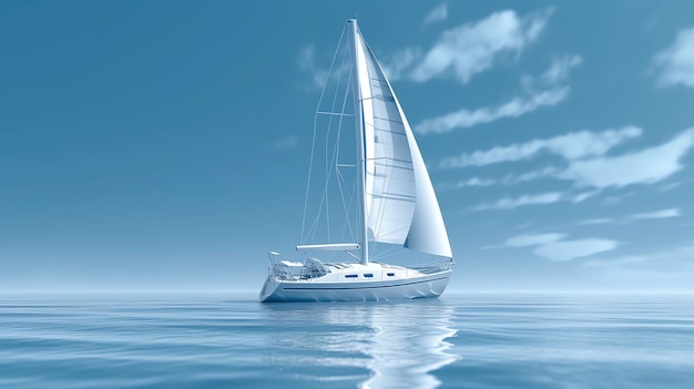 A sailboat on the water