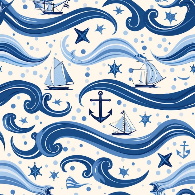 sailing ship pattern