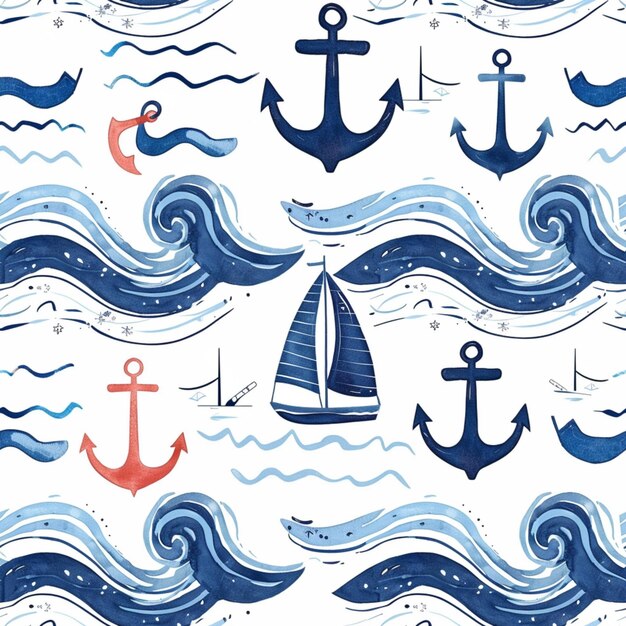 sailing ship pattern