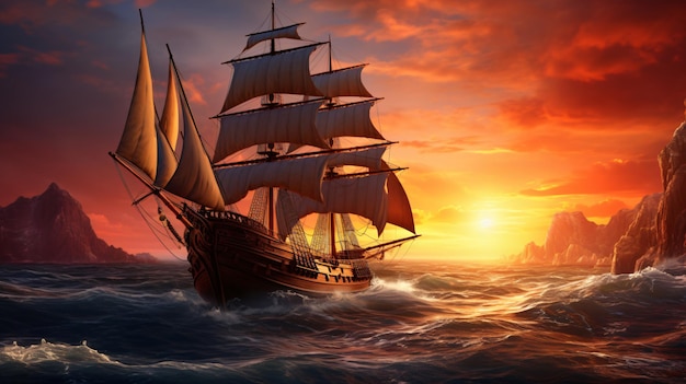 Sailing ship