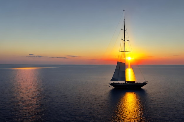 Sailing to the sunrise