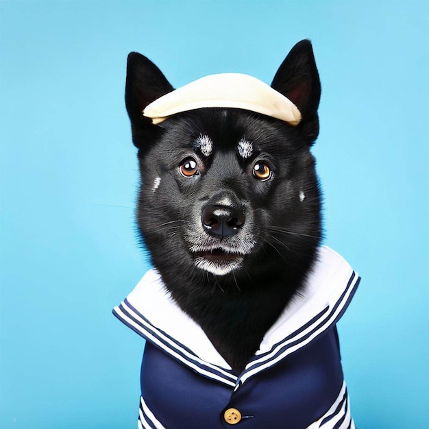 sailor husky dog