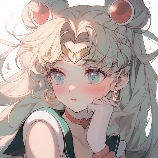 Premium AI Image  Sailor moon fan art from the anime