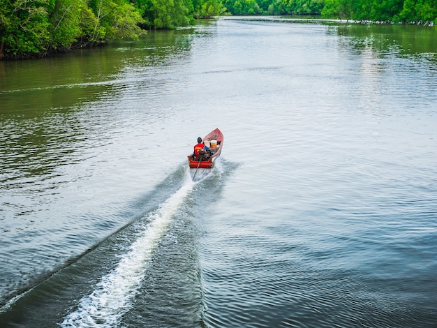 Sailor in the river