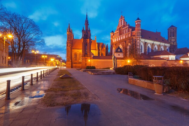 Saint Anne church in Vilnius, Lithuania.