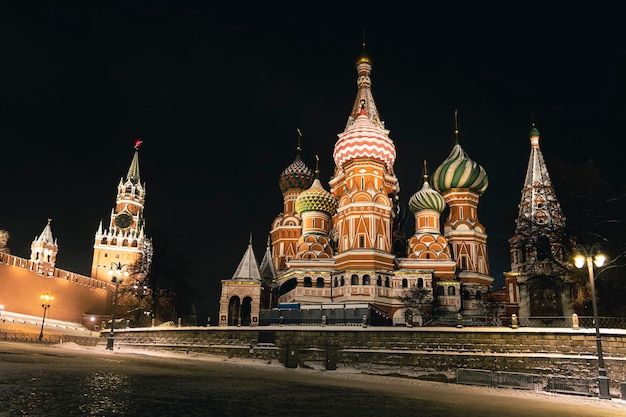 Saint Basil's Cathedral, is an Orthodox church. Red Square of Moscow.