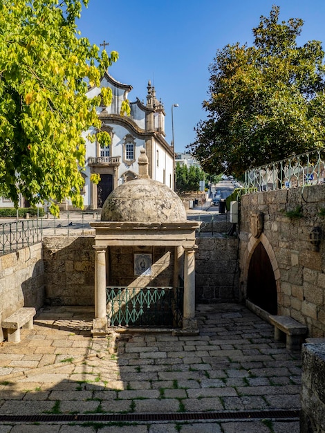 Saint Christina Fountain in Viseu Portugal