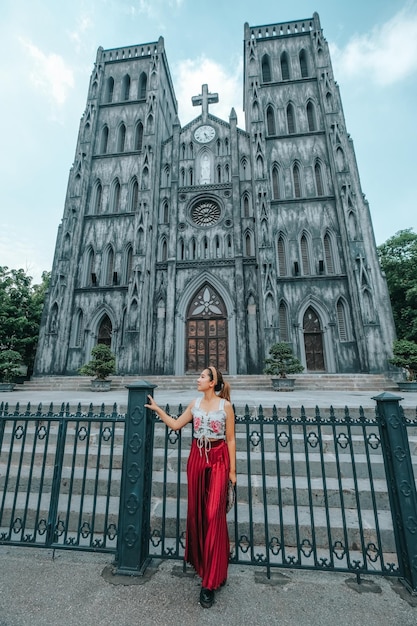 사진 베트남 하노이의 성 요셉 성당