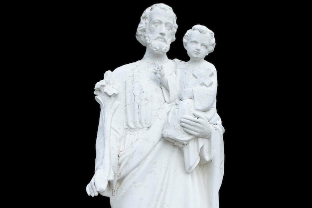 Saint Joseph and child Jesus catholic image