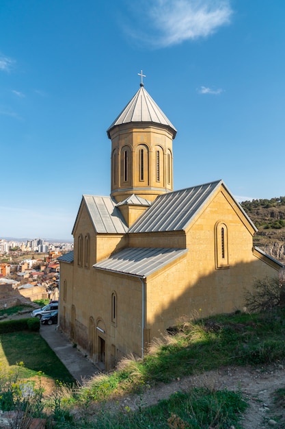 Saint Nicholas church in Narikala fortress in Tbilisi, Georgia