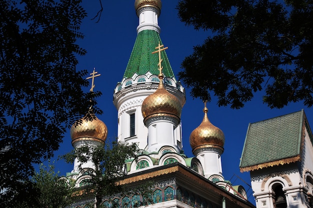 Saint Nikolas Russian Church, Tsurkva Sveta Nikolai in Sofia, Bulgarije