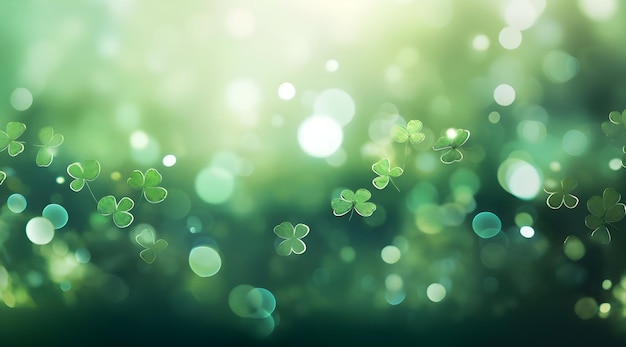 Saint Patrick day abstract background