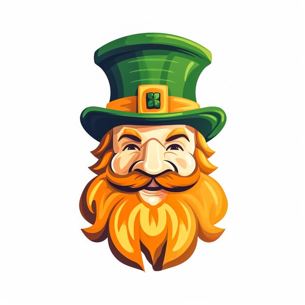 Saint Patrick in the form of a man