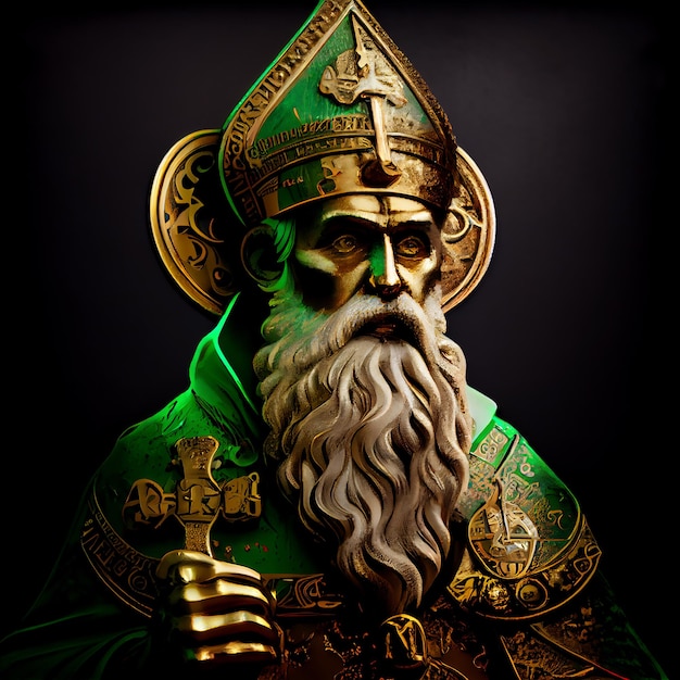 Saint Patrick Iers apostelportret