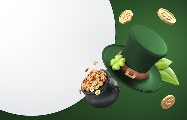 Saint Patrick's Day 3D Illustration