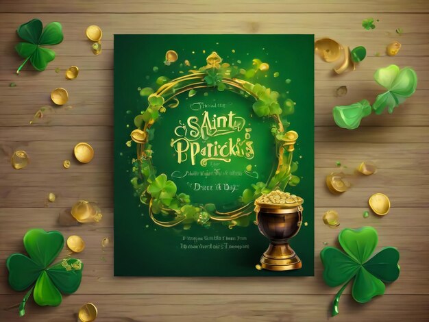 saint patricks day invitation cards
